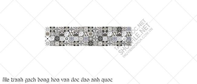file tranh gach bong hoa van doc dao anh quoc